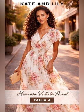 Kate & Lily Floral Maxi Dress – Size 4 – Romantic, Elegant, and Flowy